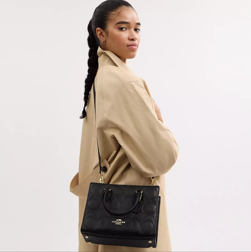 NWT Coach Maggie Small Tote Bag In Signature Leather - Picture 8 of 11